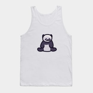 Sitting Cute Panda Tank Top